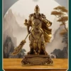 HT gilt copper Guan Gong extra large size 25*18*50cm
