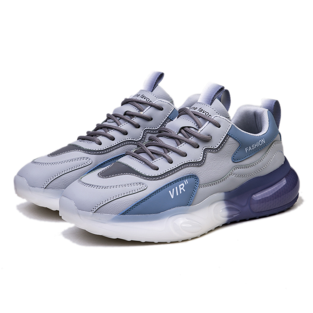 Unisex Running Shoes With Plush Leather And Thick Increased Sole_voghion.com