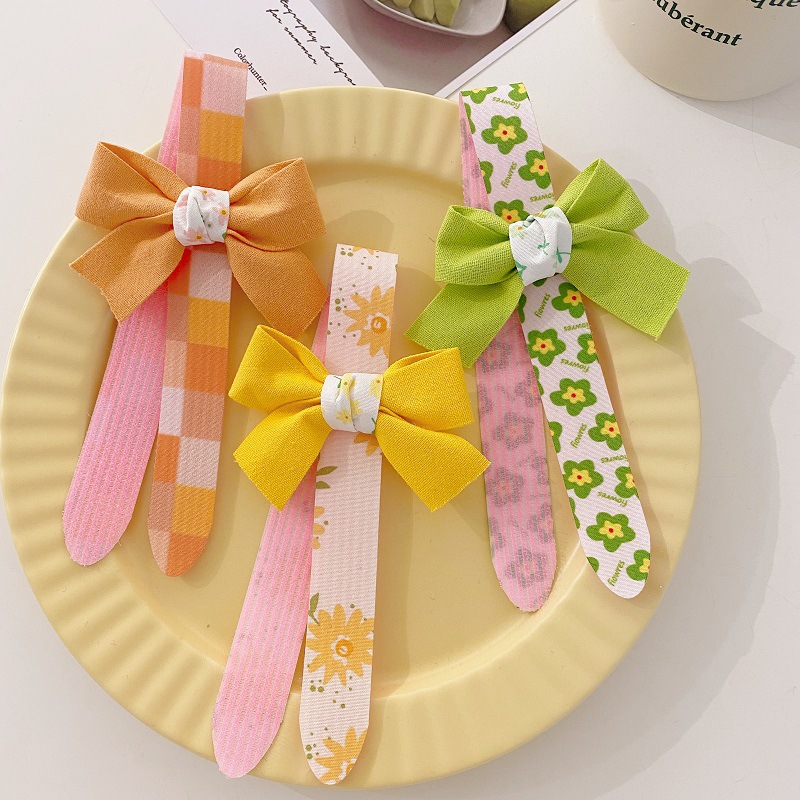 Fashion Cute Non-stick Children's Floral Bow Hair Fasteners Post Headdress display picture 6