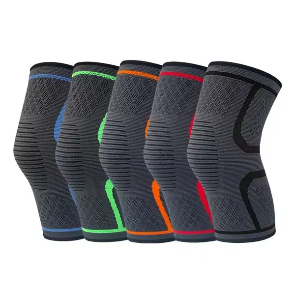 Manufacturer Sports Knee Pads Outdoor Non-Slip Running Basketball Fitness Cycling Breathable Thin Color Nylon Knee Pads for Men and Women
