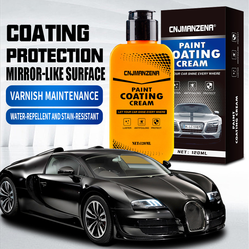 Cera del coche espejo esmalte pulido mantenimiento cero reparación pintura del coche sellado esmalte negro y blanco coche especial encerado transfronterizo exclusivo image 2