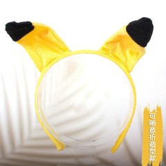 小精靈發箍動漫毛絨耳朵頭箍可愛卡通髮帶頭飾日系賣萌道具網紅