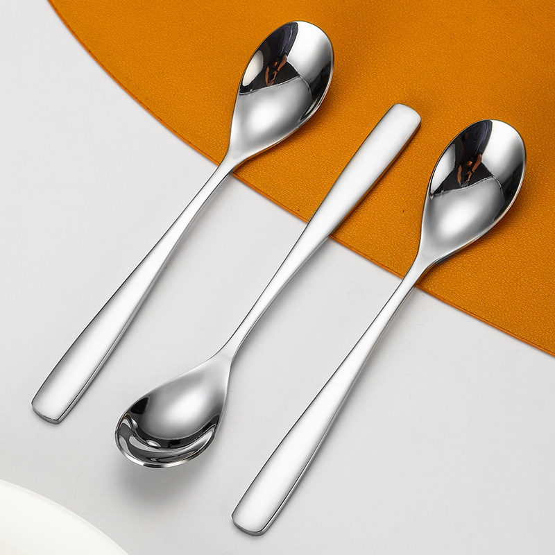 Rostfri sked för kaffe och te för hotell och hemmet_voghion.com