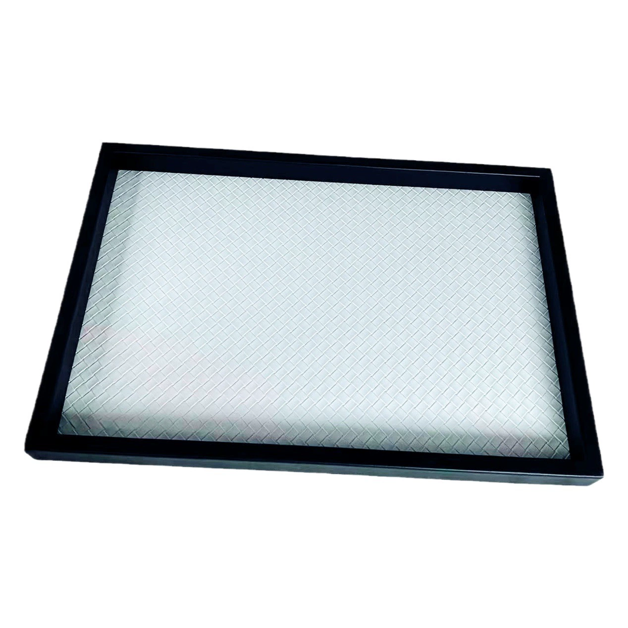 Современный журнальный столик в стиле лайт-люкс для гостиной с кожаным подносом для хранения, простой, для виллы, дома, демонстрационной комнаты, декоративный, обеденный стол