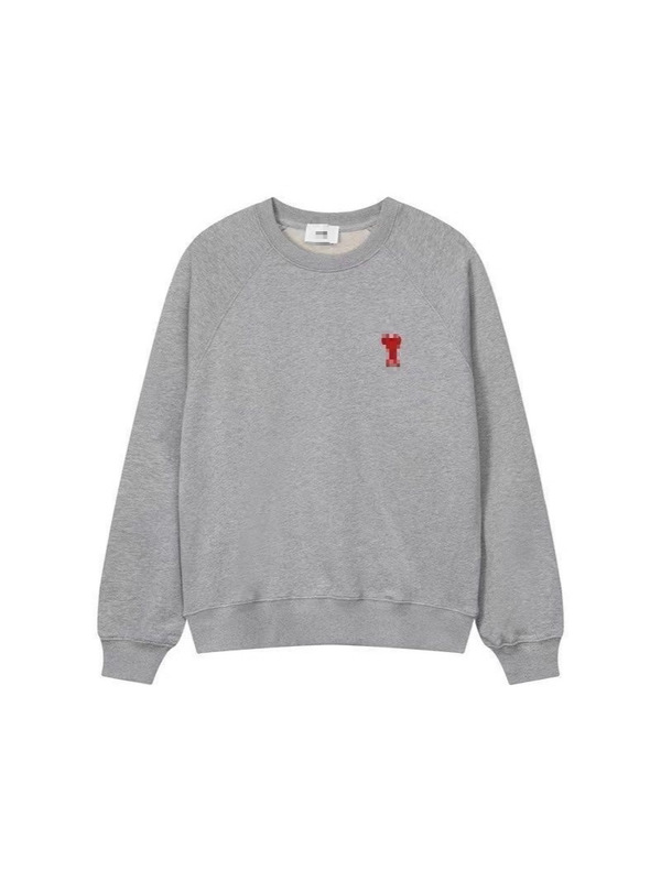 Aimi Cross-Border Dropshipping Large Heart Letter Embroidery Unisex Loose Sweatshirt Couple Casual Long-Sleeve Top Aimi Cross-Border Dropshipping Large Heart Letter Embroidery Unisex Loose Sweatshirt Couple Casual Long-Sleeve Top