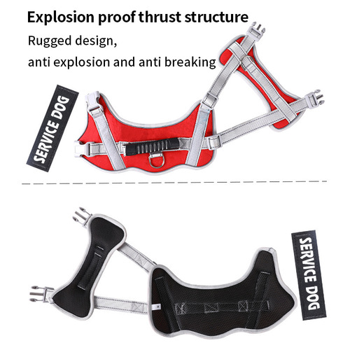 Cross-border pet leash, dog reflective harness, dog walking rope, explosion-proof, daily necessities wholesale