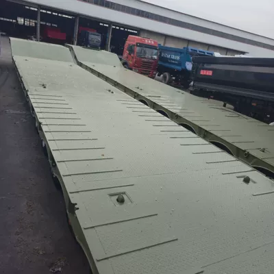 Ağır yük qoşquları semi-trailer, cargo platform trailer