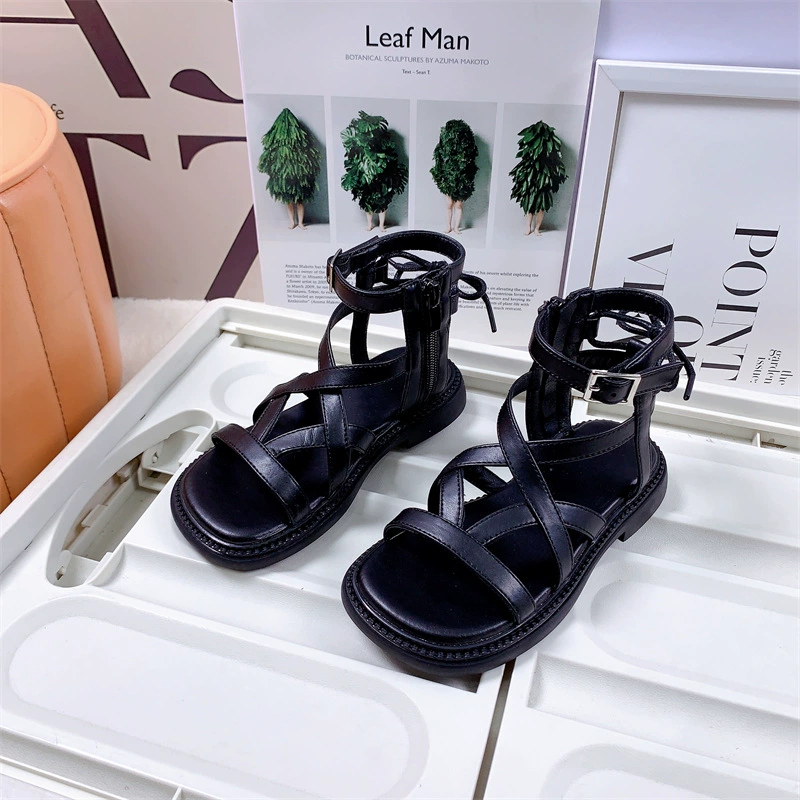 Sandals, summer footwear, fashionable universal shoes for princess, Korean style, western style