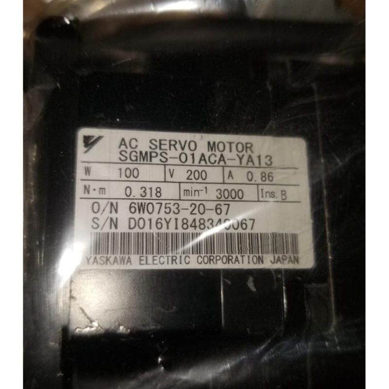 B024*SGMPS-01ACA-YA13   安川伺服电机  专业维修