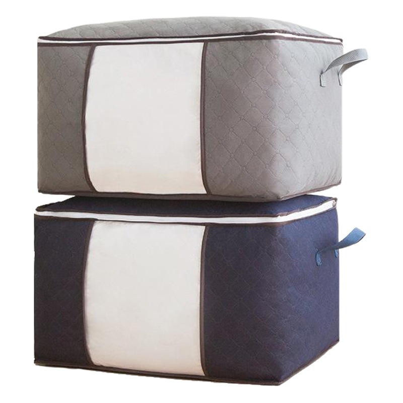 大容量防湿通気可視綿布団袋家庭キャビネット衣類防塵整理収納袋学生引っ越し袋