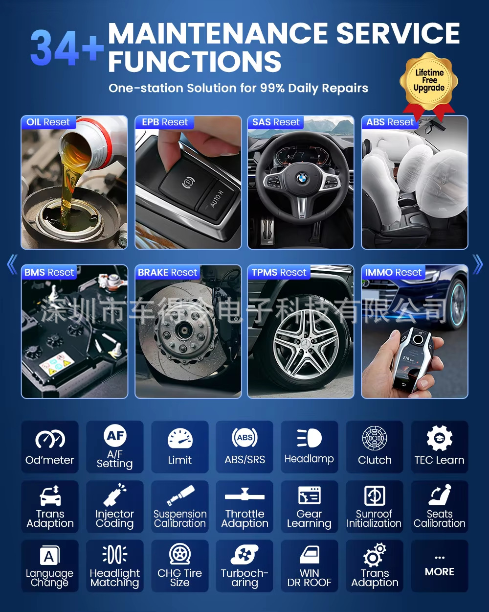 THINKCAR THINKSCAN 689 CAR OBD2 Scanner Full System Diagnostics