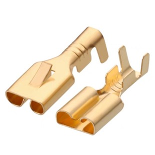 6.3 Flat Spring-Loaded Push-In Terminals