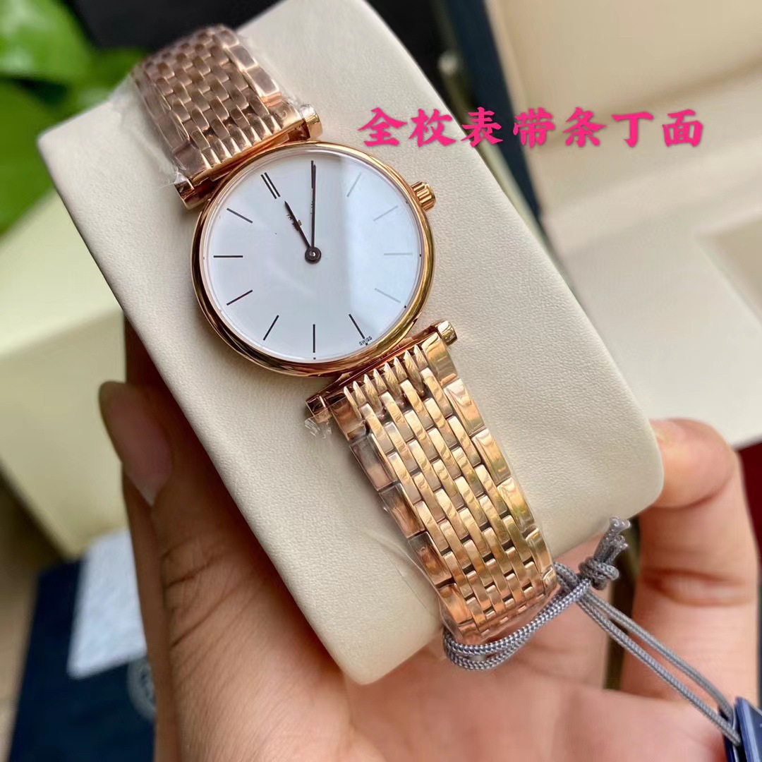 Trendy Ultra-Thin Jialan Series Mother-Of-Pearl Dial Unisex Couple Watches Guangzhou Goods