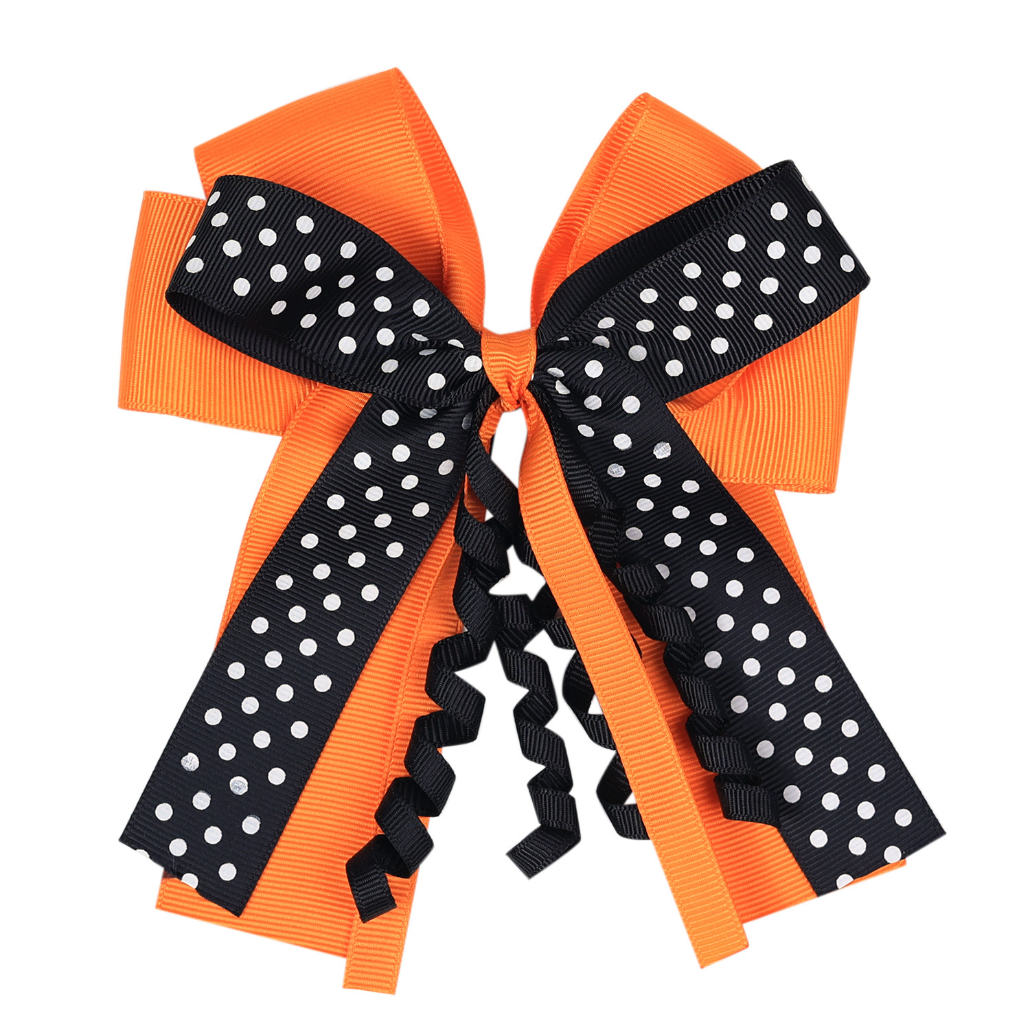 15g Weight Hair Clip Hair Accessories Type 3 Colors Can Be Mixed Quantity Holiday, Daily Occasion Bow Knot Pattern Girl'S Gender Contrast Collar Design Simple Style, Classic Style Style Girl'S Simple Style Classic Style Bow Knot Cloth Contrast Collar Hair Clip 7