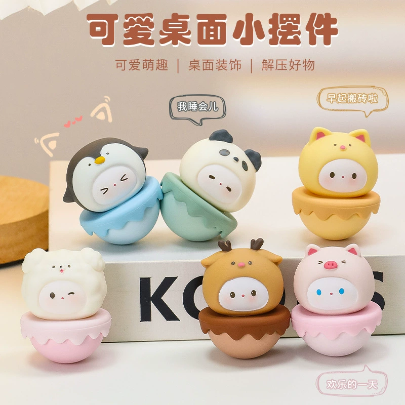 Мультяшный милый питомец декомпрессионная игрушка милый детский подарок смола украшение девушки декомпрессионная кукла