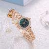 Thin starry sky, green dial, swiss watch, gold watch, simple and elegant design, small dial, light luxury style