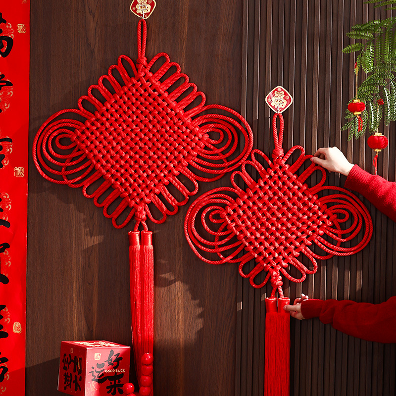 中国结挂串挂件2025客厅高档福字挂饰春节过年入户门玄关新年装饰