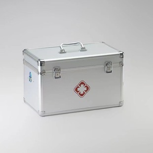 加厚铝合金医药箱出诊箱医疗箱急救箱大容量多层收纳盒家用保健包-阿里巴巴