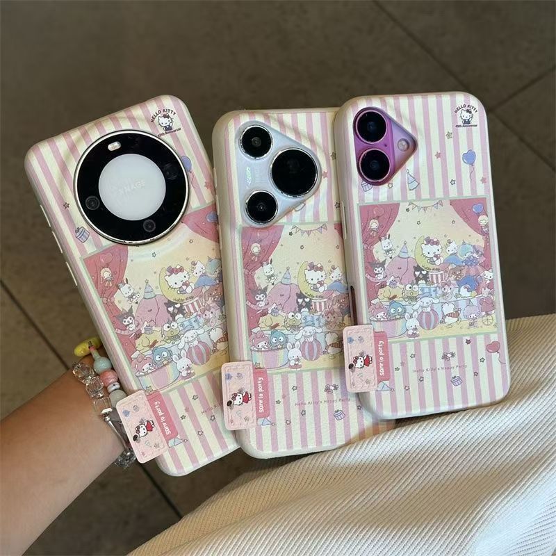 Label Cute Kt Family Party Suitable for Vivox300Pro Mobile Phone Case New X200/S30/S20 Female Y52