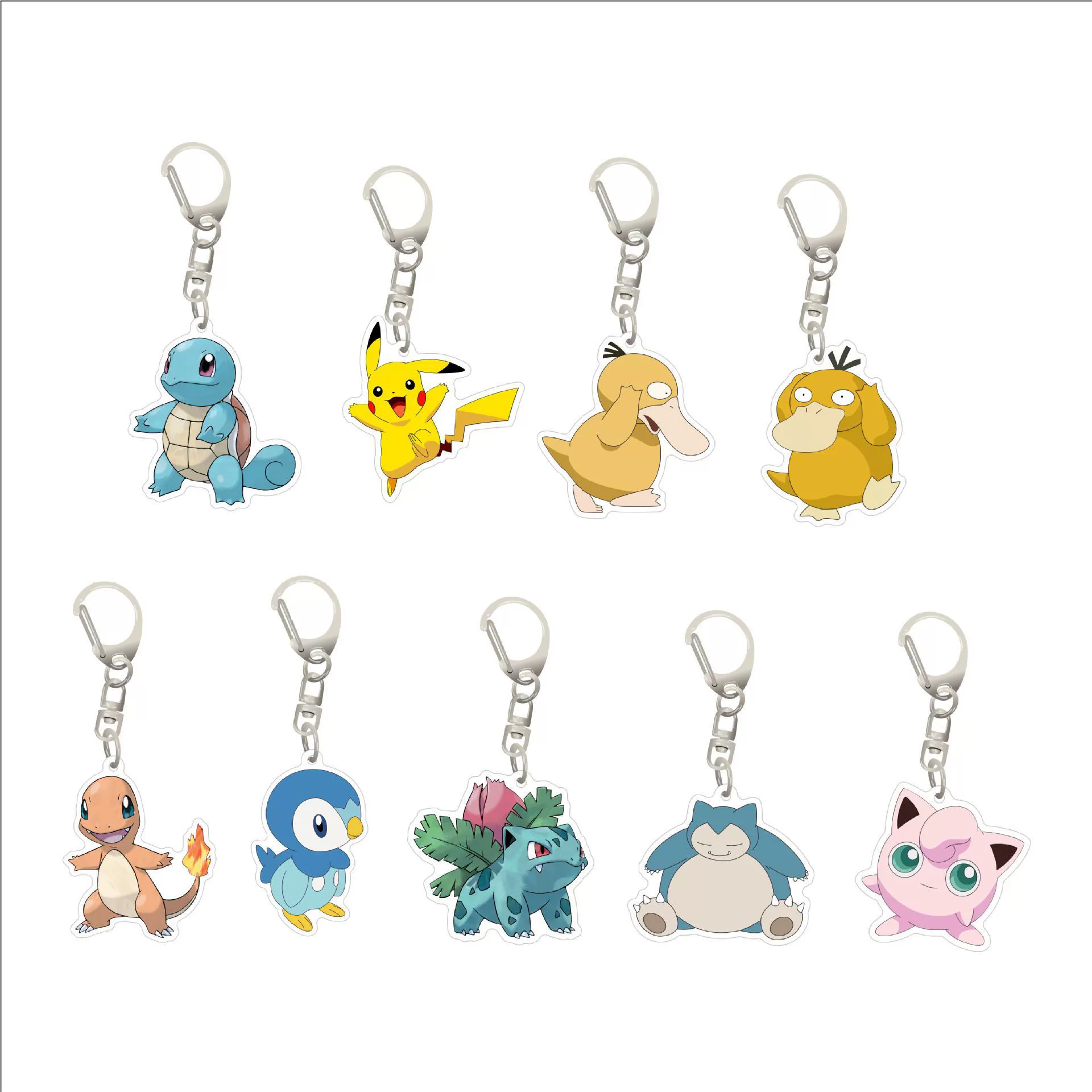 Acrylic keychain, pendant, badge, brooch