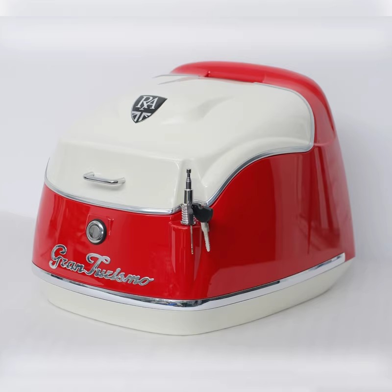 Suitable for Ra Gt150 Motorcycle Retro Tail Box, Pedal Trunk, Cargo Box, Luggage Box, Special Modification Accessories