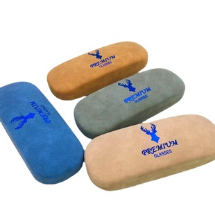 New sheepskin iron box plate frame student myopia glasses box wholesale shop name