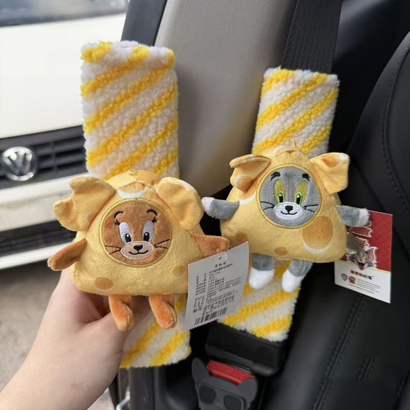 Protector de Hombro para Cinturón de Seguridad de Peluche para Auto