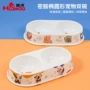新品椭圆形彩色宠物猫狗碗