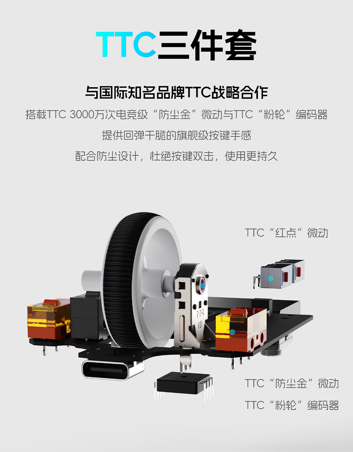 新款现货蓝牙三模轻量化鼠标 S1 Sensor 宏编程游戏电竞鼠标