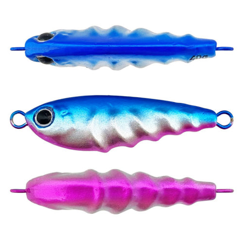 批发路亚铁板10g-60g多色远投铅鱼淡水海钓三本钩鱼饵仿真假饵