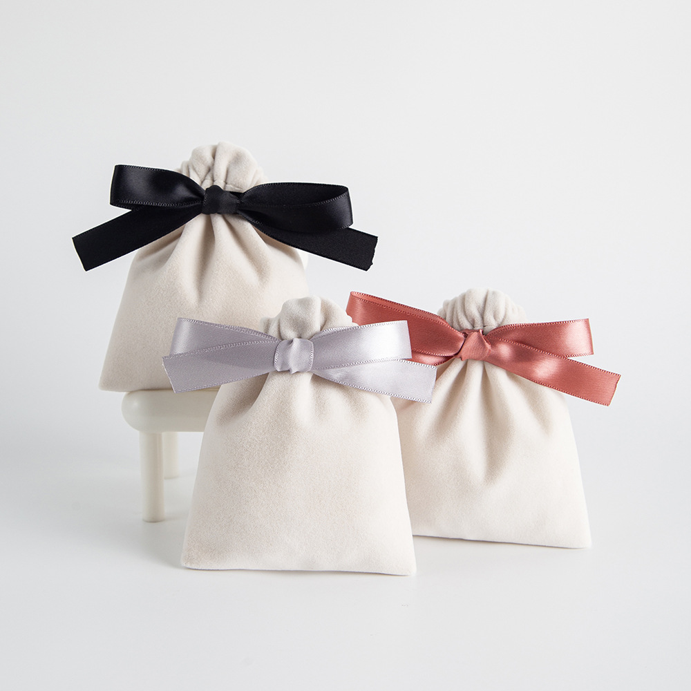 8g Weight 1 Piece Simple Style Daily Solid Color Jewelry Packaging Bags