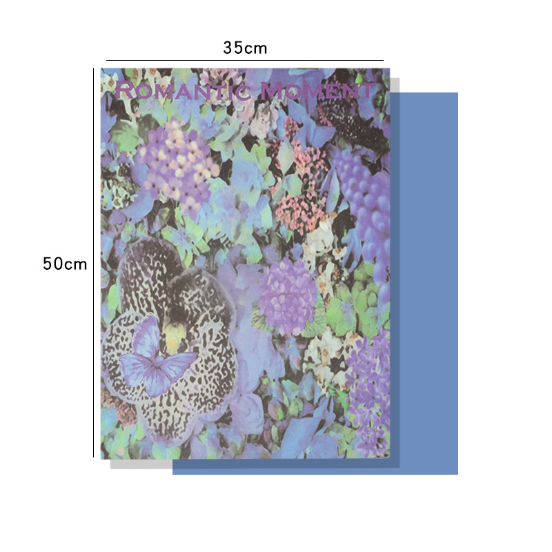 Flor Xixi Dream Garden Papel de embalaje de flores Pintura al óleo retro Diy Regalo Ramo de regalo Flores Flores Papel de embalaje floral