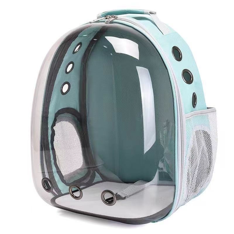 Nuevo panorama de la cápsula espacial de mascotas para gatos, bolsa de mascotas transparente portátil para gatos, mochila de caja para gatos