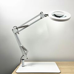デスクトップ拡大鏡ランプ付き修理用回路基板スタンド式修理ツール携帯電話腕時計老人がhdを読む