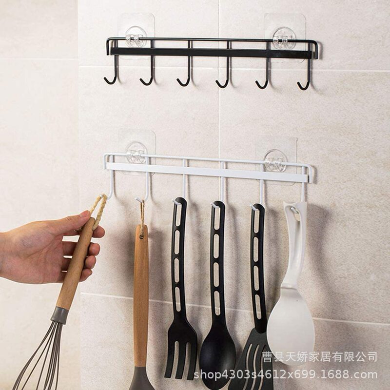 Modern sticky wall hook clothes hook wall-mounted hanging space door hook kitchen bathroom storage hook