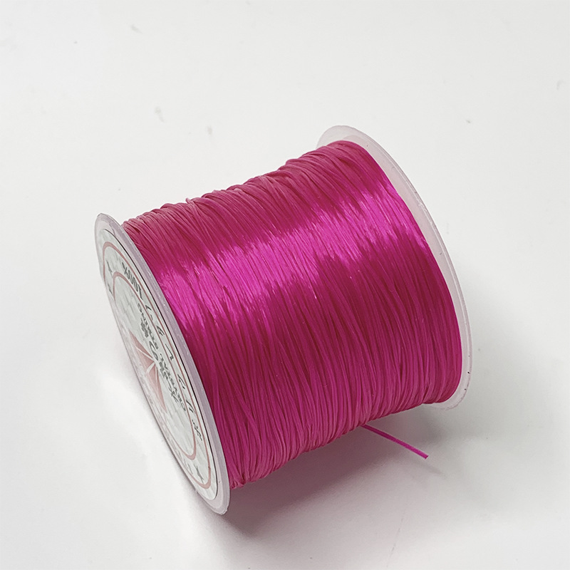 Cordón de pulsera de alta calidad de alambre plano elástico, cordón de cuentas resistente al desgaste, cordón de juego de alta elasticidad, cordón especial para pulsera