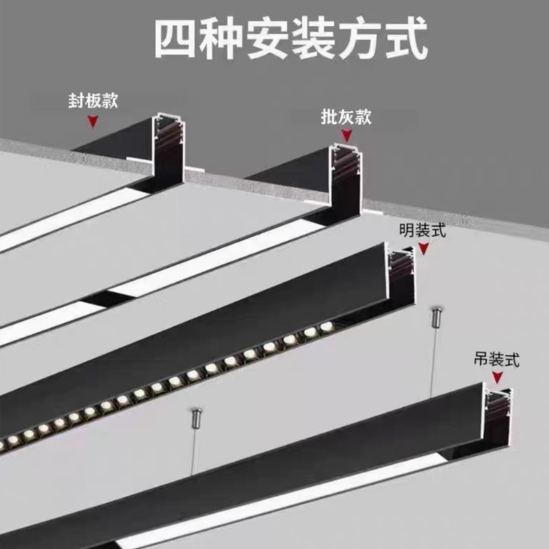 Fábrica de fuente sin lámpara principal de atracción magnética incrustada LED foco plegable GeShan Zhongshan iluminación inundación