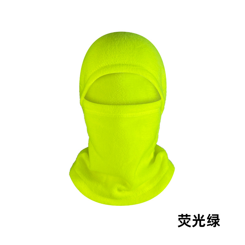 Invierno ciclismo máscara caliente cubierta de cuello multifuncional sombrero de esquí cubierta de cabeza de pelusa agitada con cubierta de pelusa cubierta de cuello