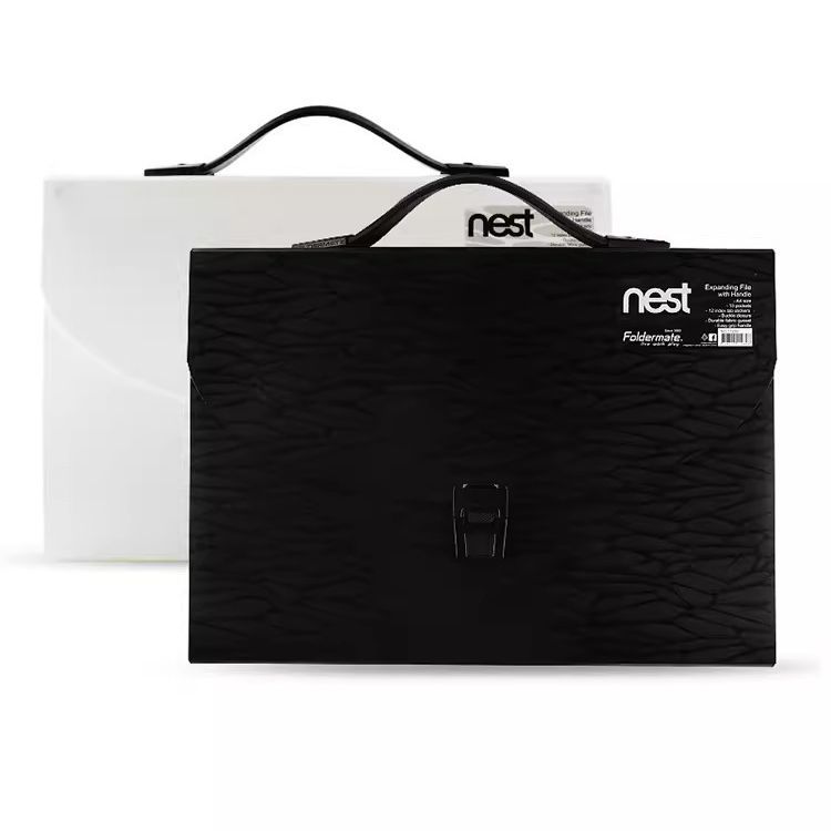 Fumigao Nido de Pájaro patrón bolsa de órganos A4 carpeta de múltiples capas Foldermate factura Carpeta de papel simple de 13 capas de mano
