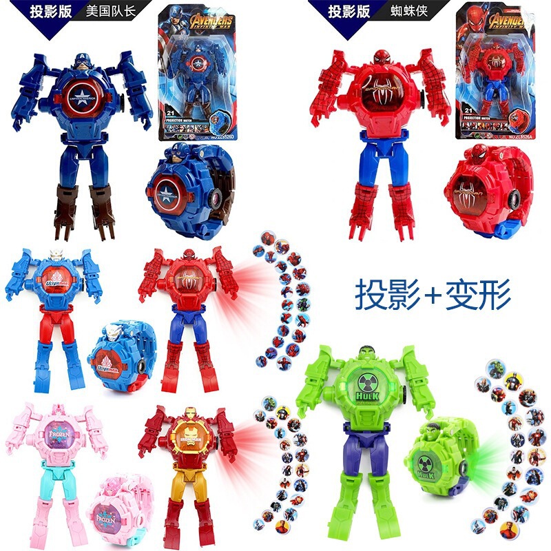 Spot Cross-Border Hot-Selling Animation Transforming Mecha Electronic Watch High-Quality Boutique Toys and Gifts Manufacturers Dropshipping Spot Cross-Border Hot-Selling Animation Transforming Mecha Electronic Watch High-Quality Boutique Toys and Gifts Manufacturers Dropshipping