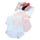 Dielishu Breathable Mesh Underwear Ice Silk Women's Summer Traceless Hip Simple Comfortable Naked Women's Mid-Waist Briefs