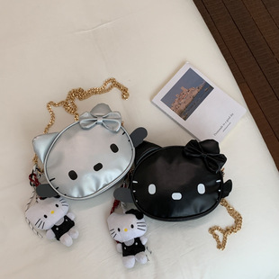 ��ϵ��ͨKittyб��С��Ů�¿�ú̿ɫ������ʹŮ���ɐ�朗l�μ��