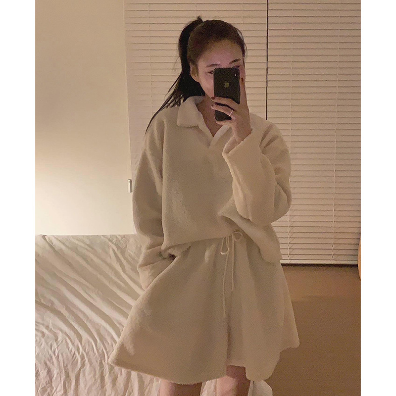 Coral velvet pijama