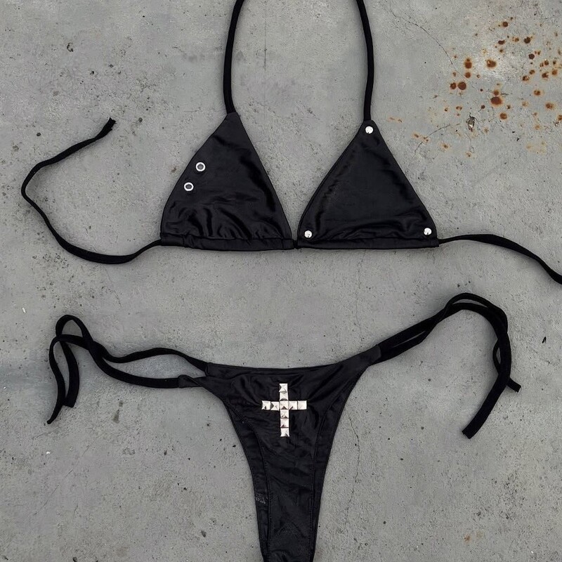 2026 Summer European and American Beach Women's Bikini Sexy Clothing Y2K Wholesale Streetwear Sexy Hot Girl Outfits 2026 Summer European and American Beach Women's Bikini Sexy Clothing Y2K Wholesale Streetwear Sexy Hot Girl Outfits
