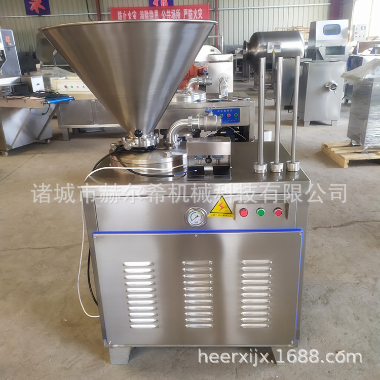 自动液压灌肠机 香肠火腿肠灌肠机 多功能灌肠机 赫尔希食品机械