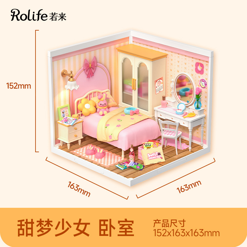 DW016 Dormitorio de niña dulce