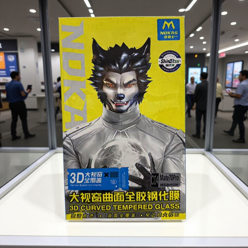 Nokaisi 3D High-Definition Curved Screen Full Glue Tempered Film, Suitable for Curved Screen/Foldableing Screen Models