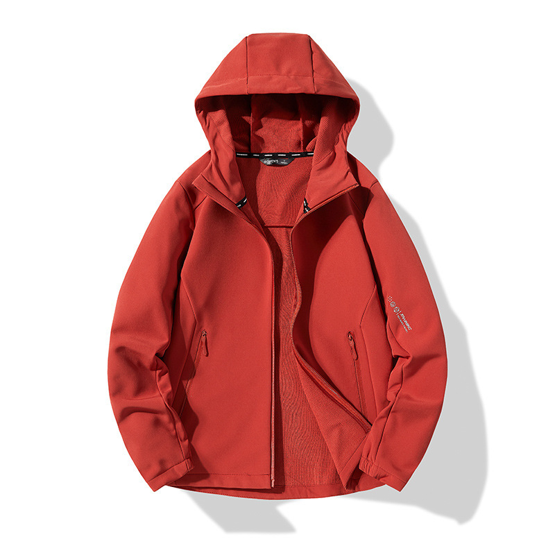 Soft Shell Jacket Men's and Women's Spring and Autumn Sports Jacket Outdoor Mountaineering Sports Couple Jacket