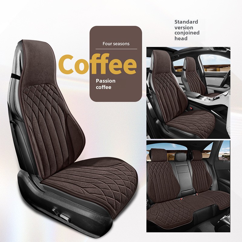 Auton istuintyyny yksiosainen Single Seat -automatto Four Seasons universaali auton takaistuimen tyynyn tuuletus timanttikuvioinen automatto_voghion.com