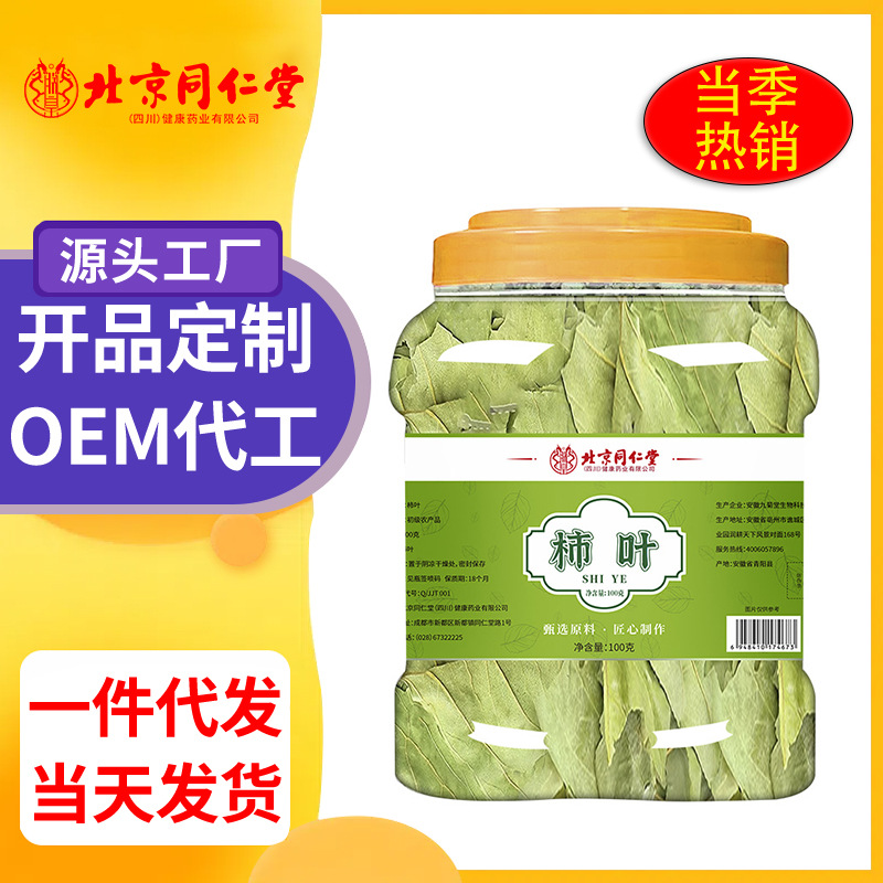 北京同仁堂柿叶100G（100GX1罐）霜打初级农产品柿子叶可一件代